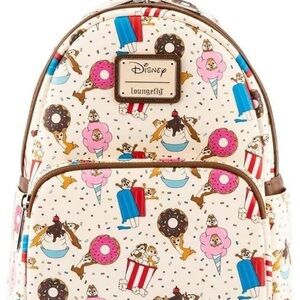 NEW! Loungefly Disney Backpack - Chip & Dale Snackies (NWT)